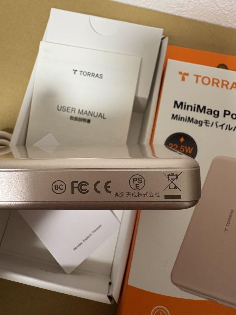 TORRAS MiniMagモバイルバッテリーmagsafe対応10000mAh