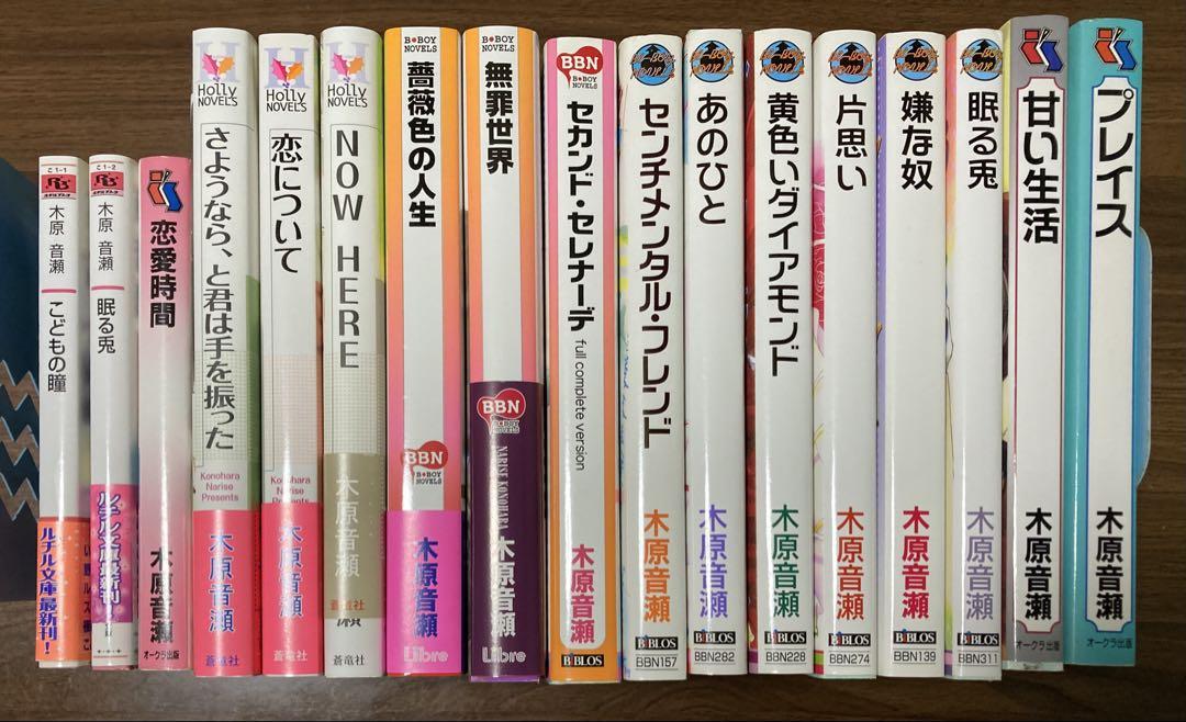 全国総量無料で 最終価格】木原音瀬 1冊除き初版 25冊セット