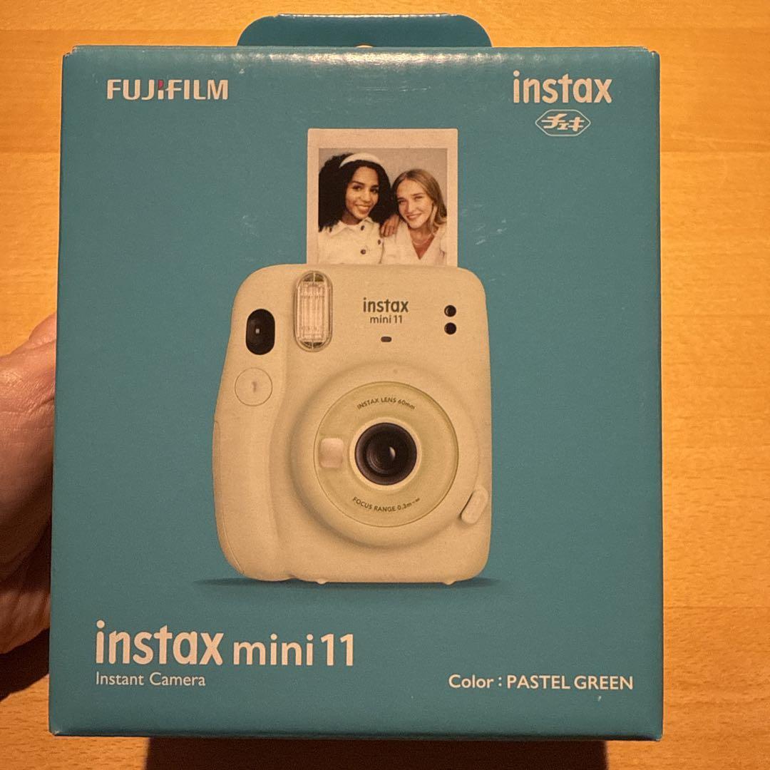 【チェキ】instax mini 11【PASTEL GREEN】