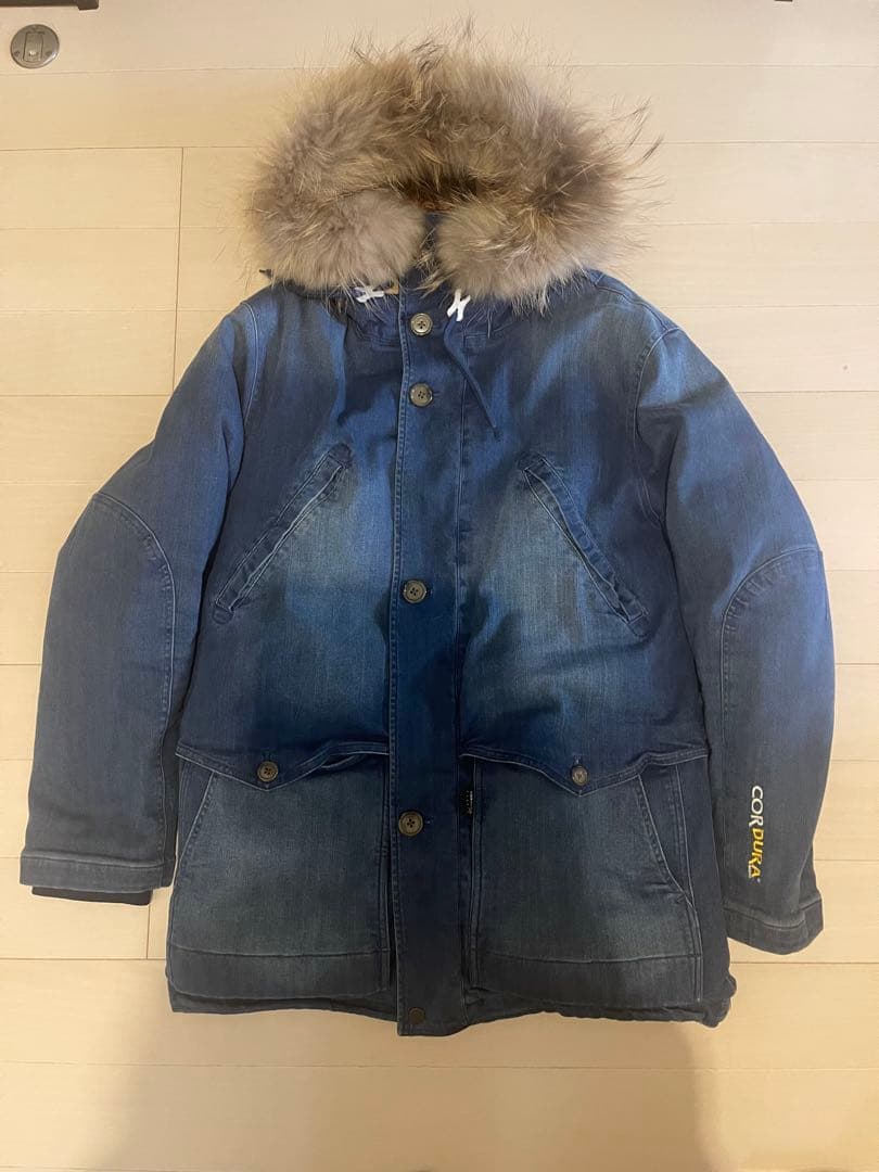 DUFFER デニム調ダウンジャケット XL
