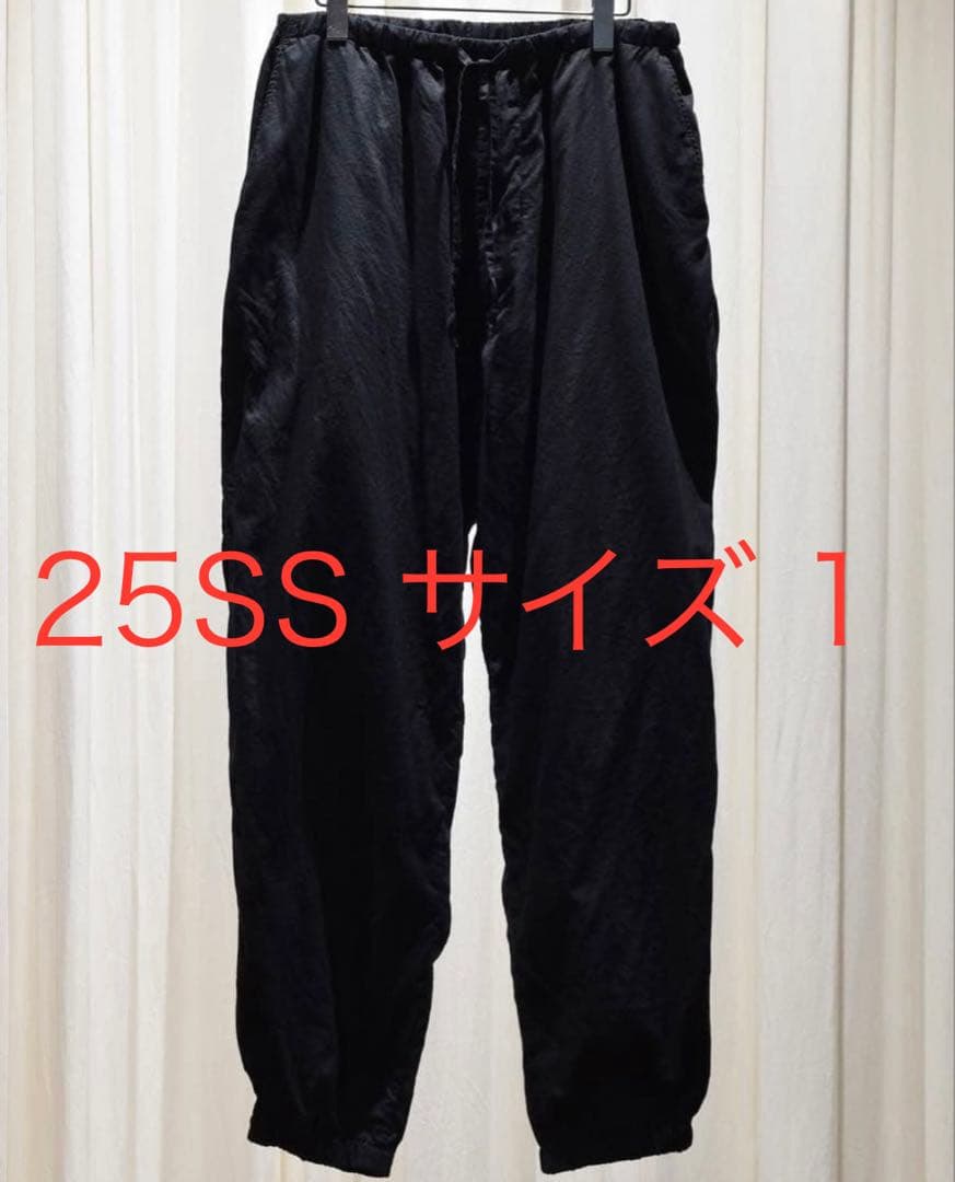 COMOLI 25SS KHADIコットン ドローストリングパンツ サイズ 1S COMOLI