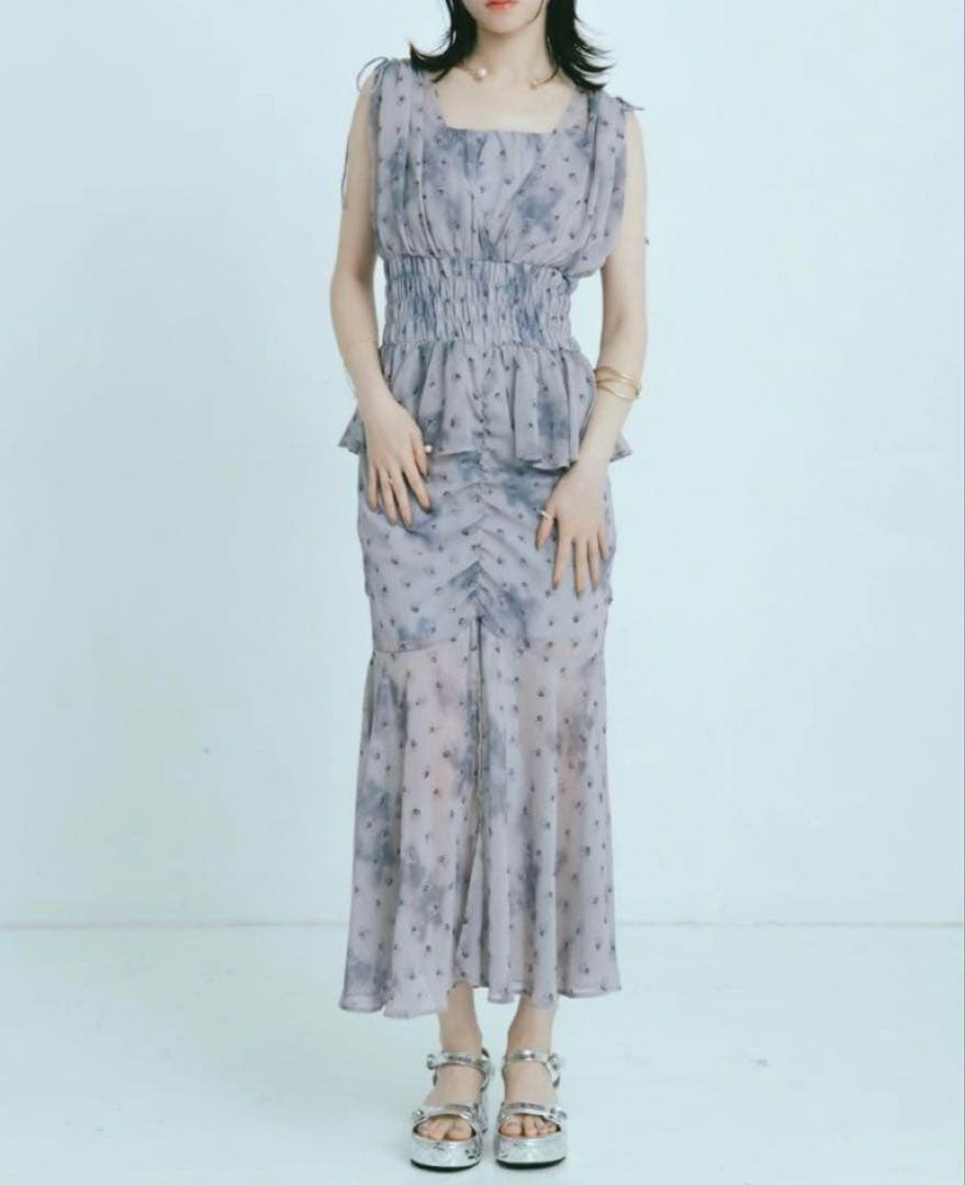 Crayme Flower Bed Dress