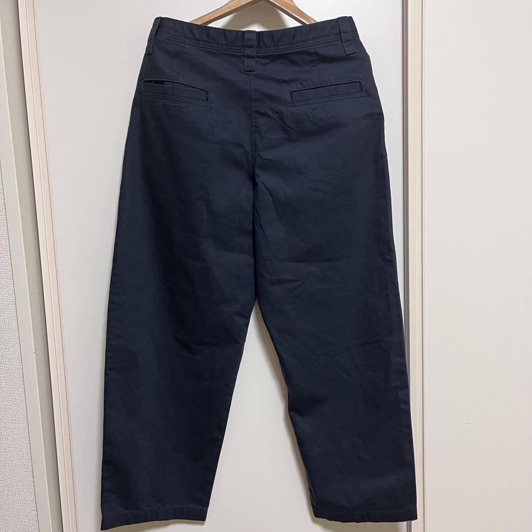 完売カラー】UNIQLO U ワイドフィットチノ グレー 85 未使用25ss