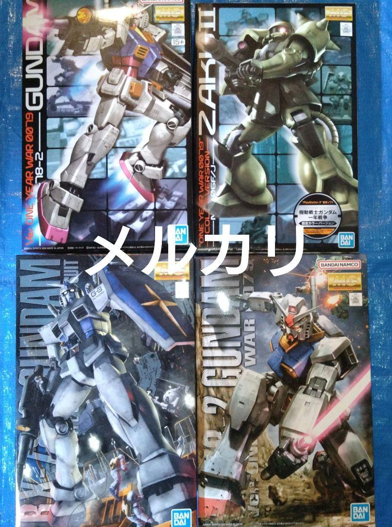 BANDAI MG ガンプラ 4セット RX-78-2 ザク2 未組立