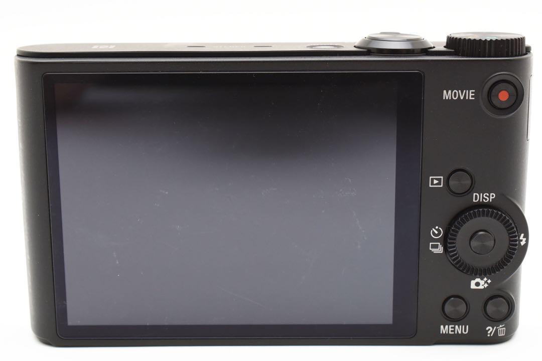 美品　SONY DSC-WX350 ブラック Wi-Fi搭載 デジカメ コンデジ