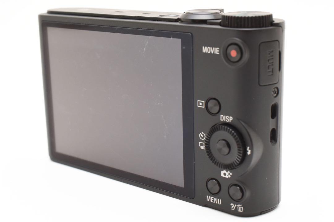 美品　SONY DSC-WX350 ブラック Wi-Fi搭載 デジカメ コンデジ
