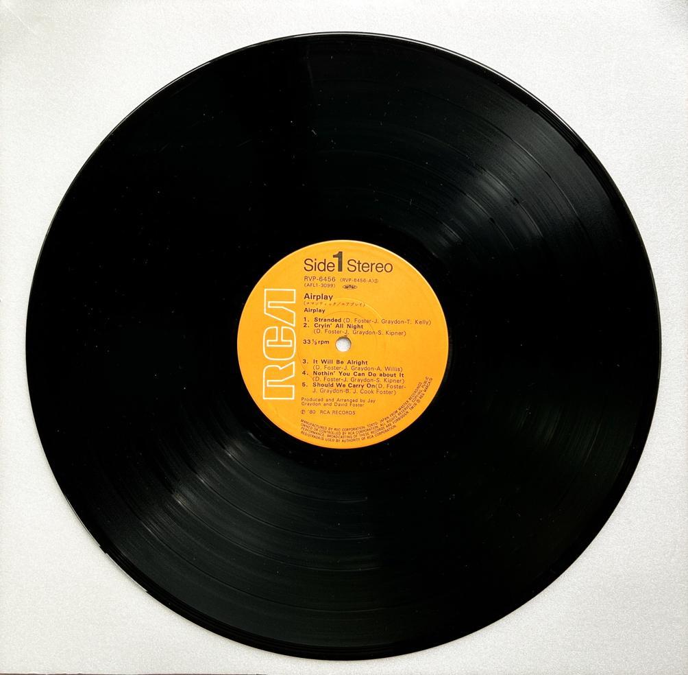 白ラベル見本盤LP『エアプレイ　ロマンティック』AIRPLAY　AOR金字塔 白ラベル見本盤LP『エアプレイ ロマンティック』AIRPLAY AOR