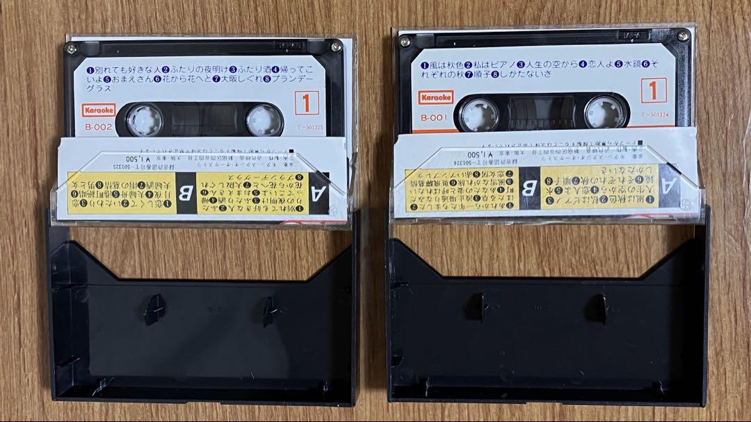 昭和レトロカラオケテープ48巻（192曲）セット 内30巻は専用ケース付 昭和レトロカラオケテープ48巻（192曲）セット 内30巻は専用ケース付