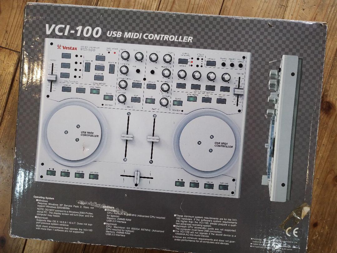 Vestax VCI-100 MIDIコントローラー + VAI-40オンライン で 販売