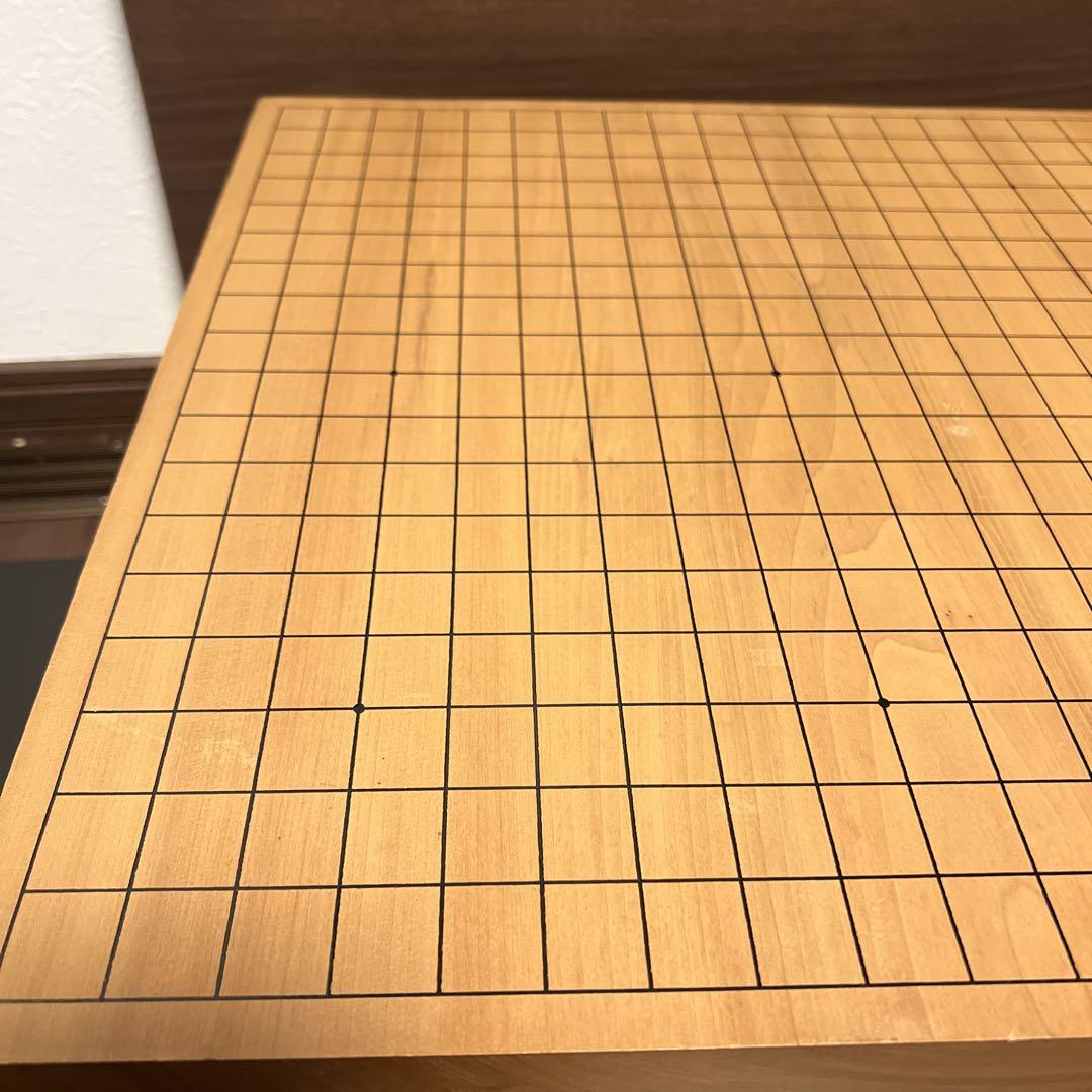 囲碁盤　囲碁　ヘソ有り　脚付き　碁石付き　最高級