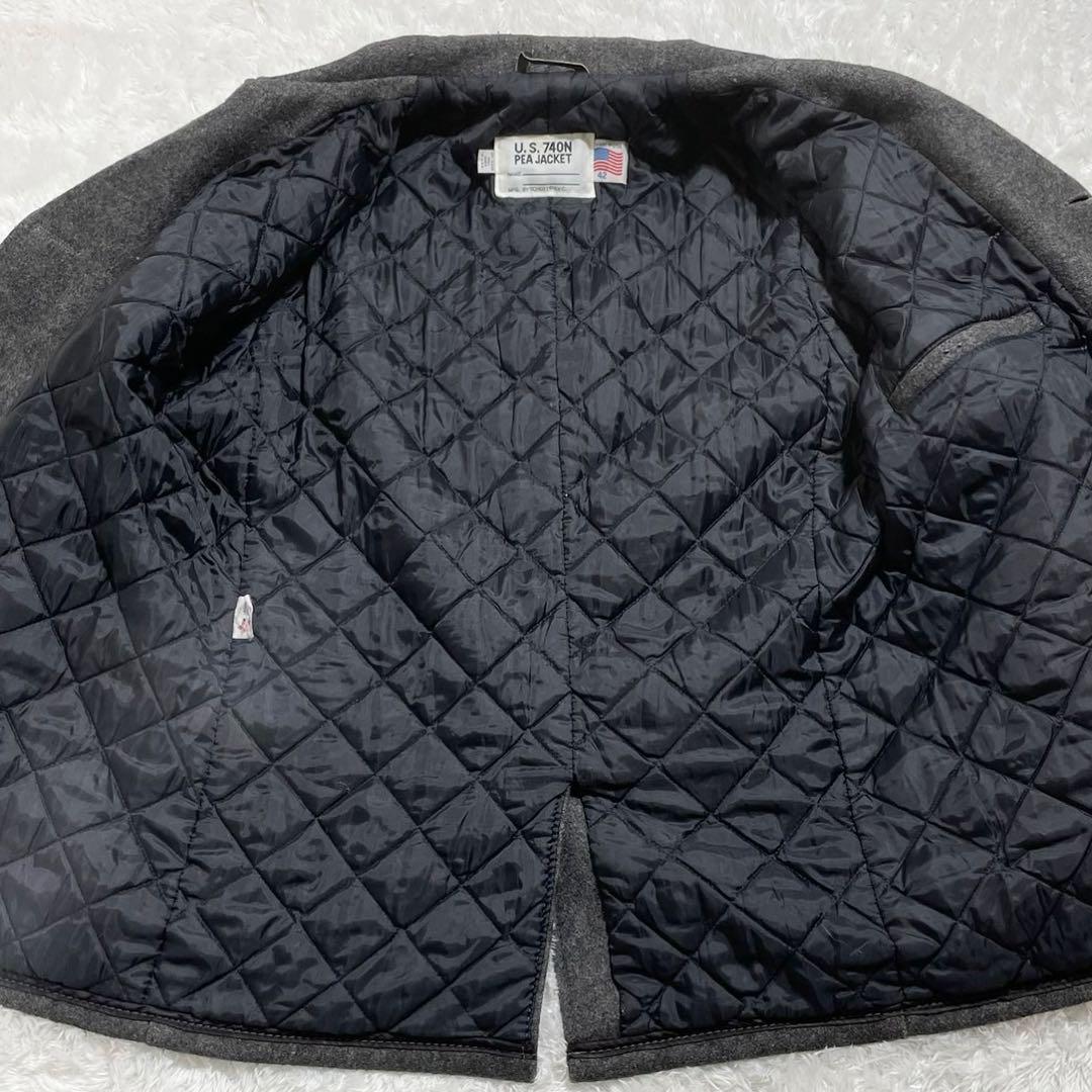 ショット U.S. 740N Pea Jacket サイズ42 グレー