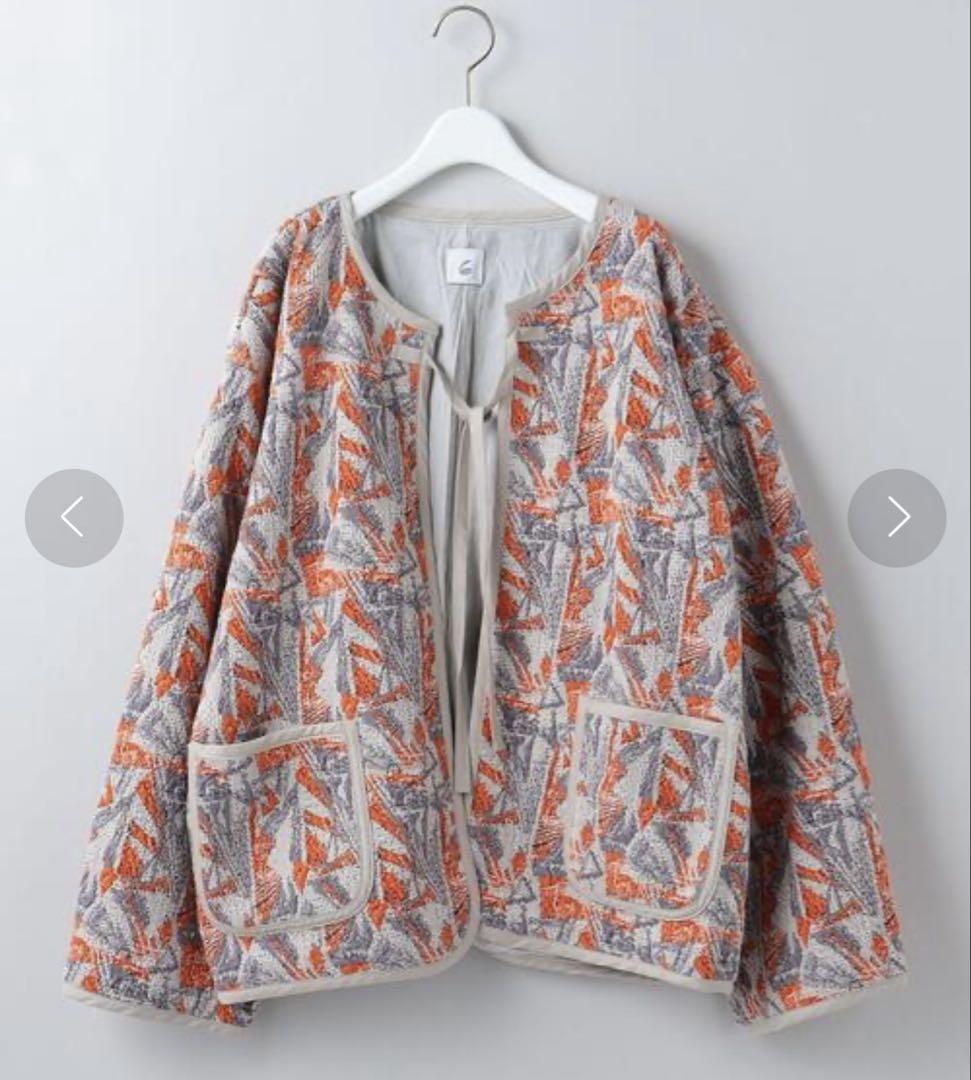 6(ROKU) ロク SASHIKO MOTIF JACQUARD JACKET
