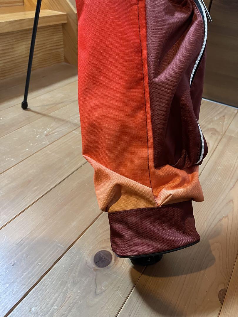 TURF DESIGN スタンド式キャディバッグ レッド