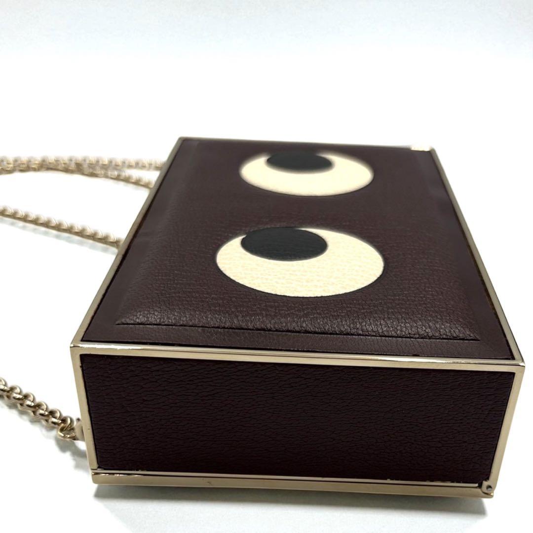 入手困難 アニヤハインドマーチ EYES チェーンショルダーバッグ 斜め掛け