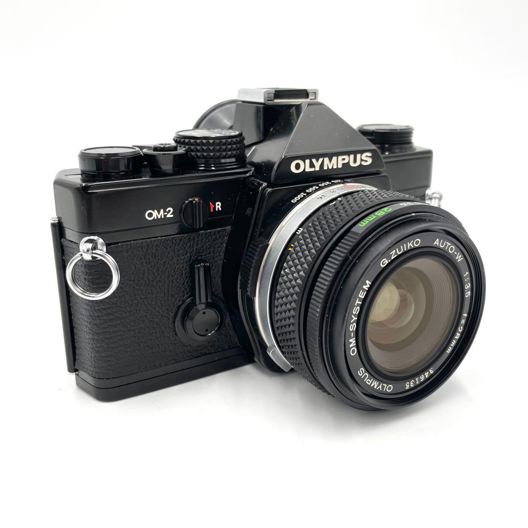 100%品質 ZUIKO OM-2 ❁極美品❁OLYMPUS 28mm 一眼レフ F3.5 フィルム