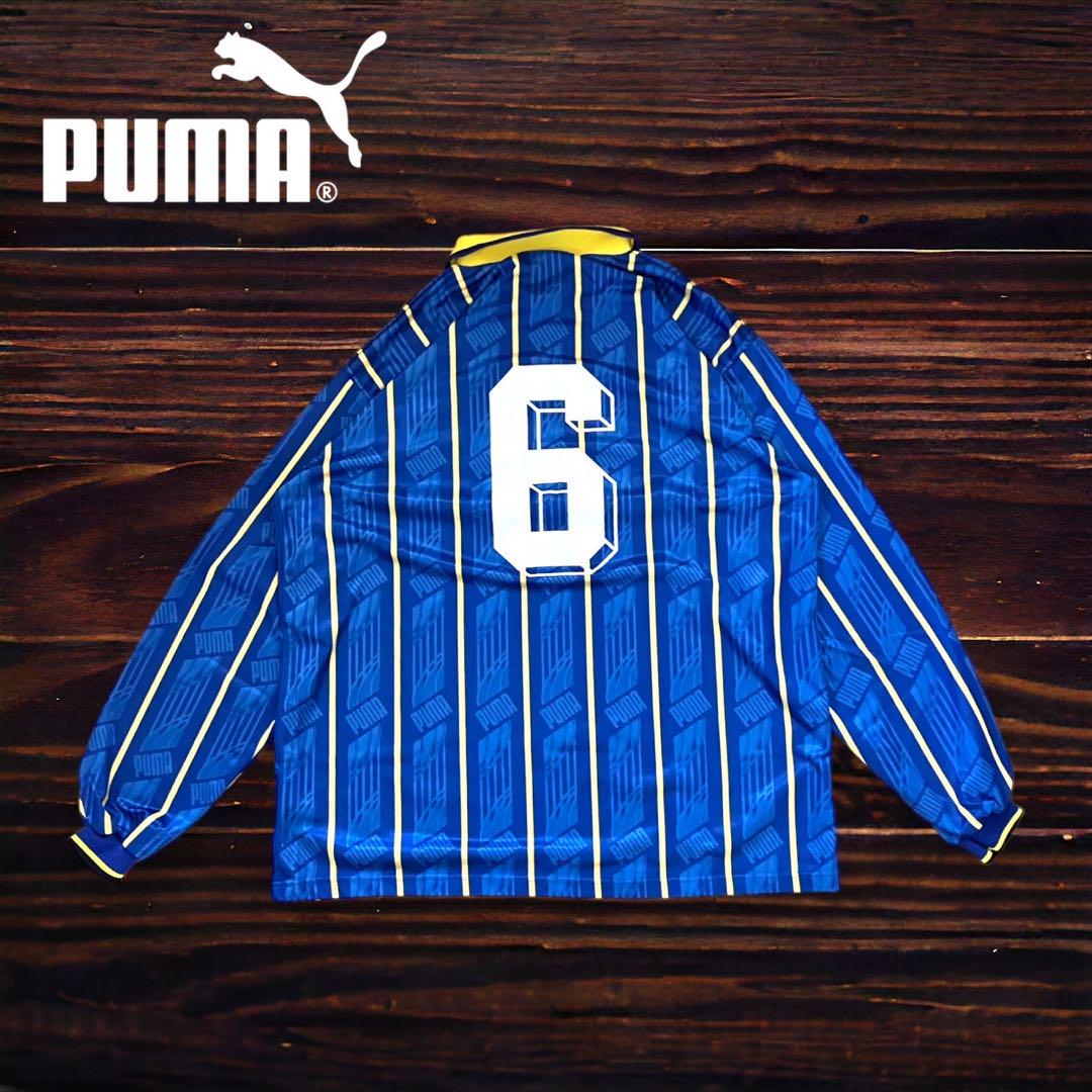 レア 90s プーマ 長袖 サッカーゲームシャツ ドイツ