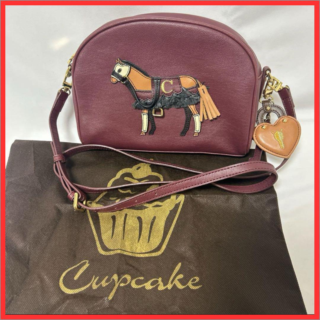 Lapalette ラパレット Cupcake ショルダーバッグ 美品 ホース柄