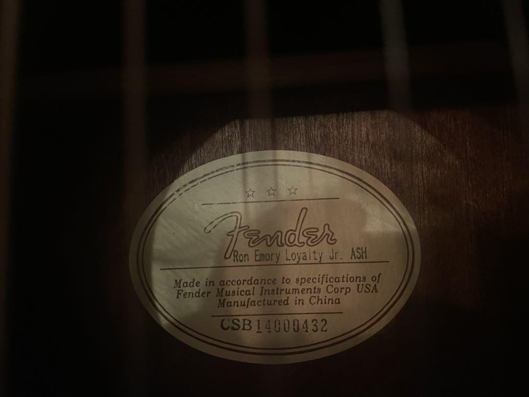 Fender ron emory loyalty jr. アコースティックギター