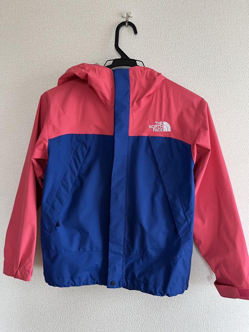 THE NORTH FACE 140 美品　フード付きアウター　ピンク/ブルー