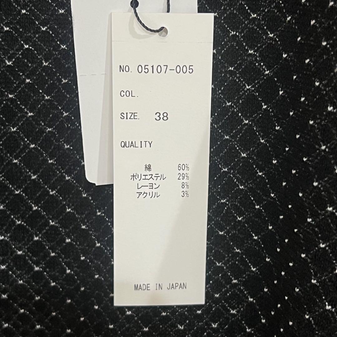 新品 FENNEL（フェンネル） M 黒 ドットシアートップス スコット