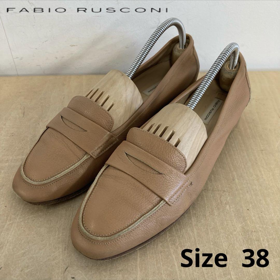 FABIO RUSCONI ローファー レザー サイズ38
