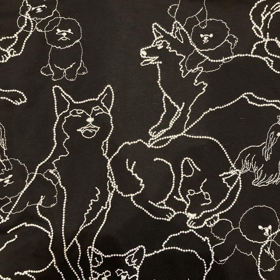 marble sud 刺繍ワンピース　黒