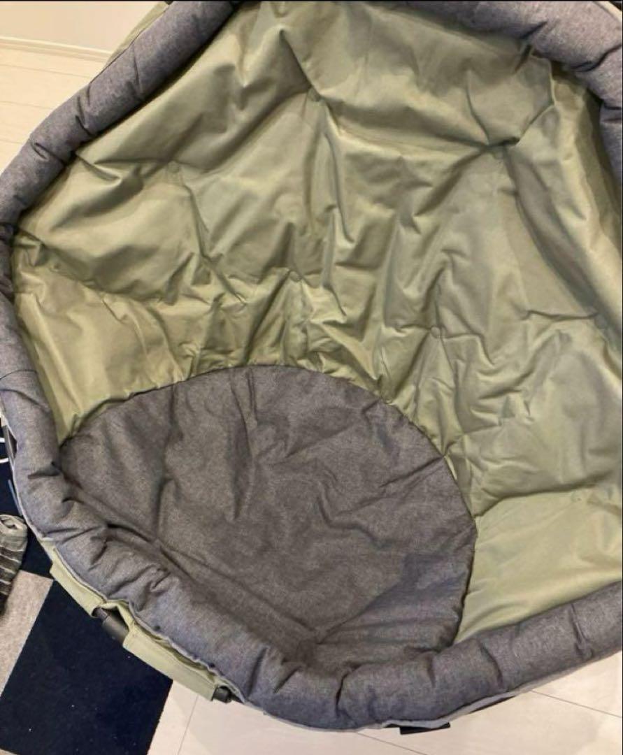 運動会などにも　ルオーダ　折りたたみフルムーンチェア　キャンプ用チェア