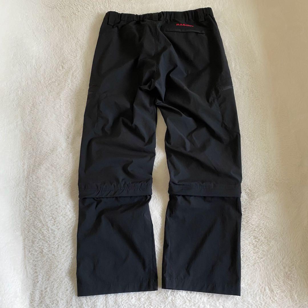 大流行中！ 美品】 MAMMUT テックパンツ トレッキング 2wayブラック XL パンツ