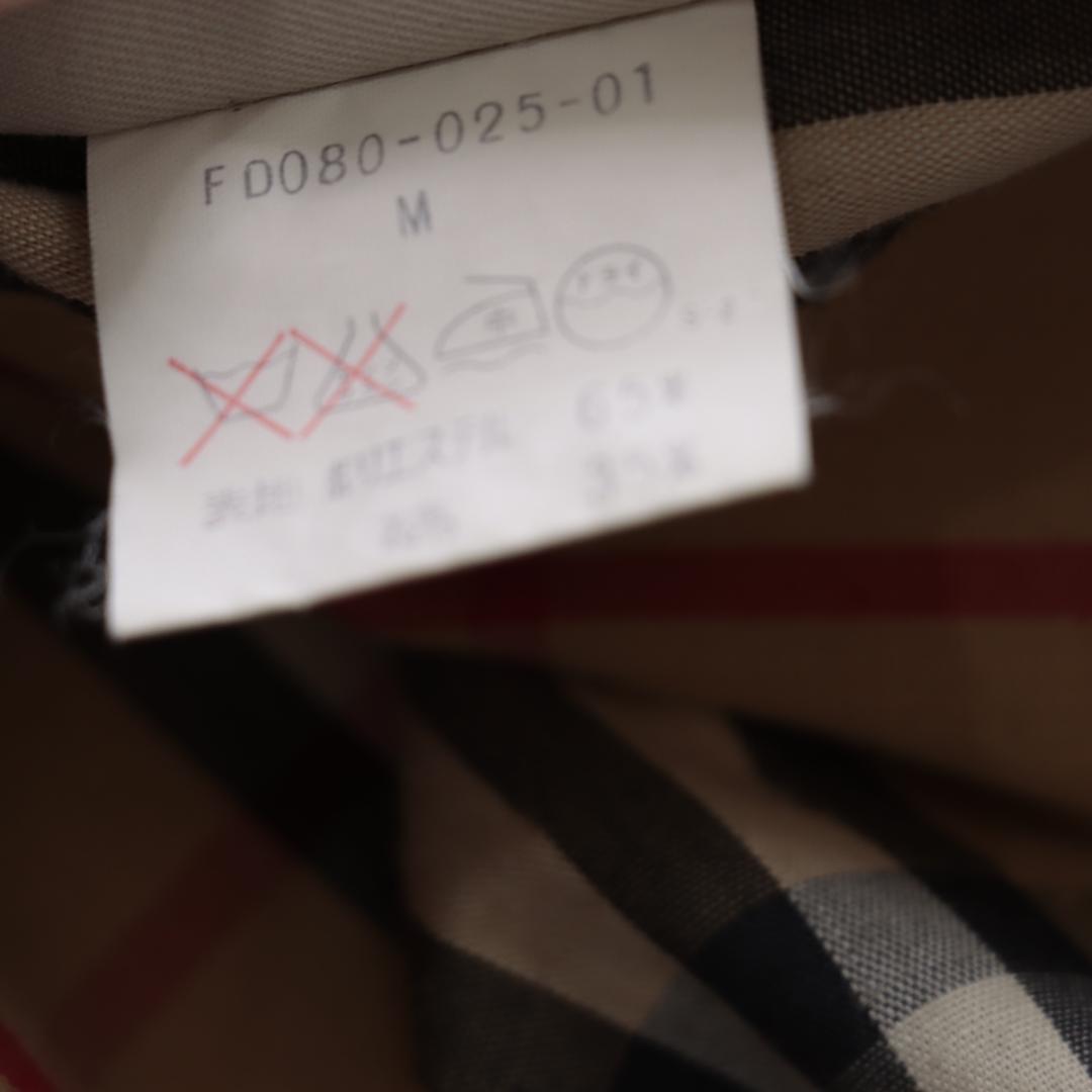 王道ノバチェック！Burberry's　ロングコート　ライナー付き　Mサイズ