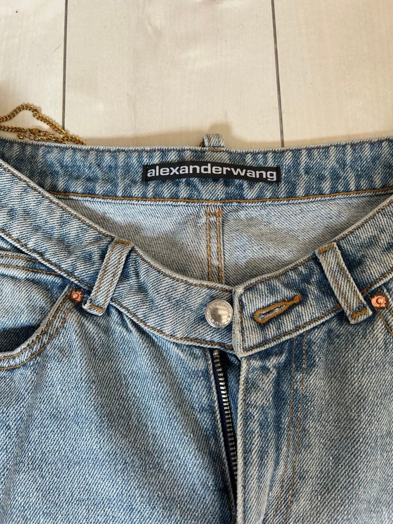 Alexander Wang - alexanderwang アレキサンダーワン Vフロントデニムジーンズ 27 パンツ-レディース-ファッション