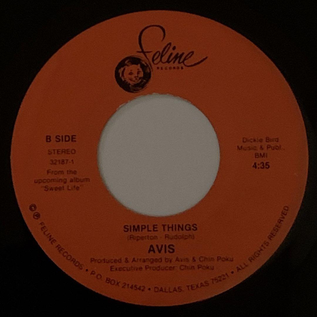 Avis – Baby, This Love I Have / Simple Things – Vinyl (7