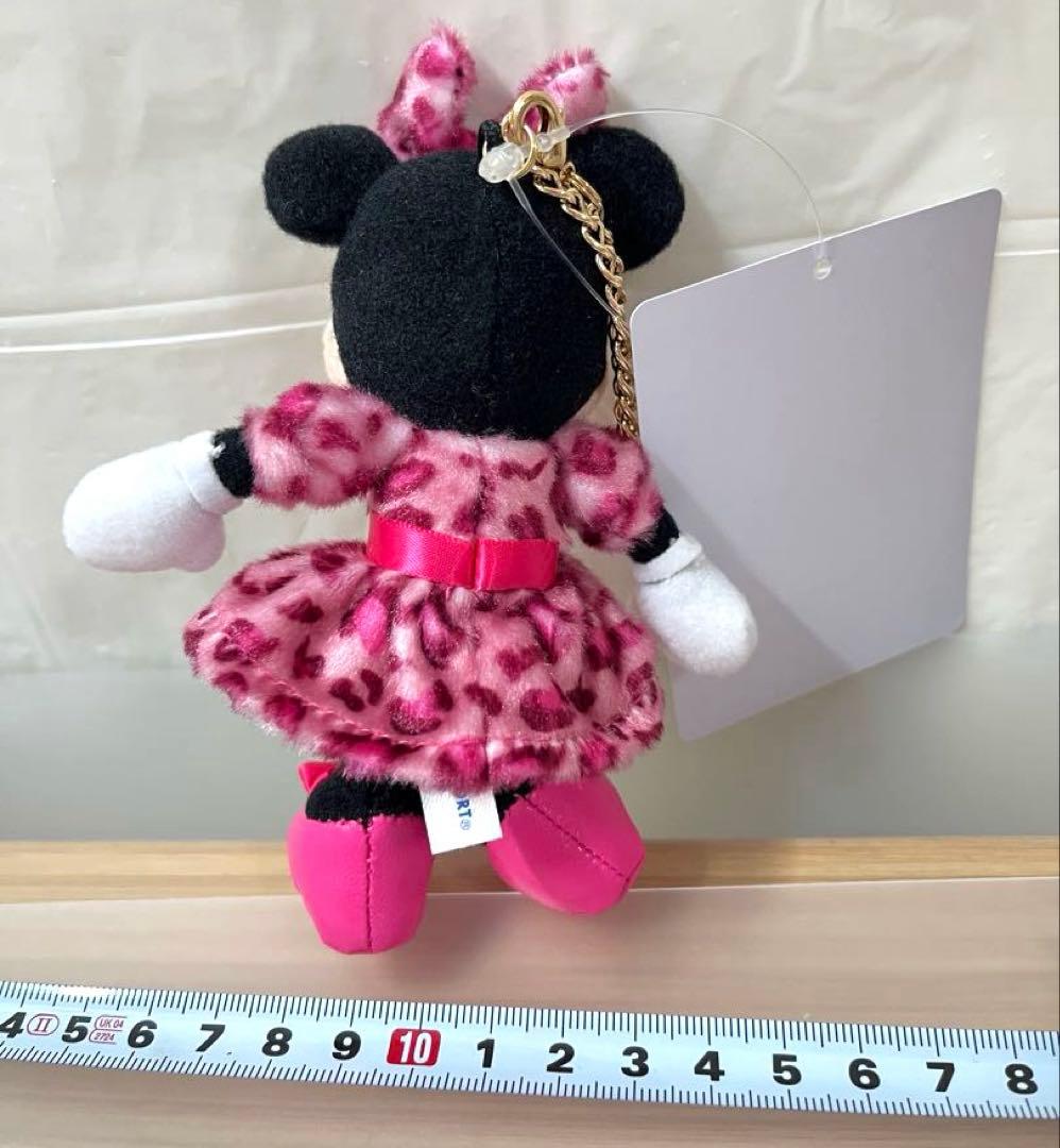 ミニー ヒョウ柄 豹柄 レオパード ぬいぐるみ チャーム ディズニー ミニー ヒョウ柄 豹柄 レオパード ぬいぐるみ チャーム ディズニー