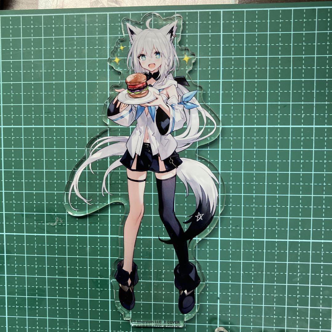 ホロライブ Among Usコラボ アクリルジオラマスタンド 白上