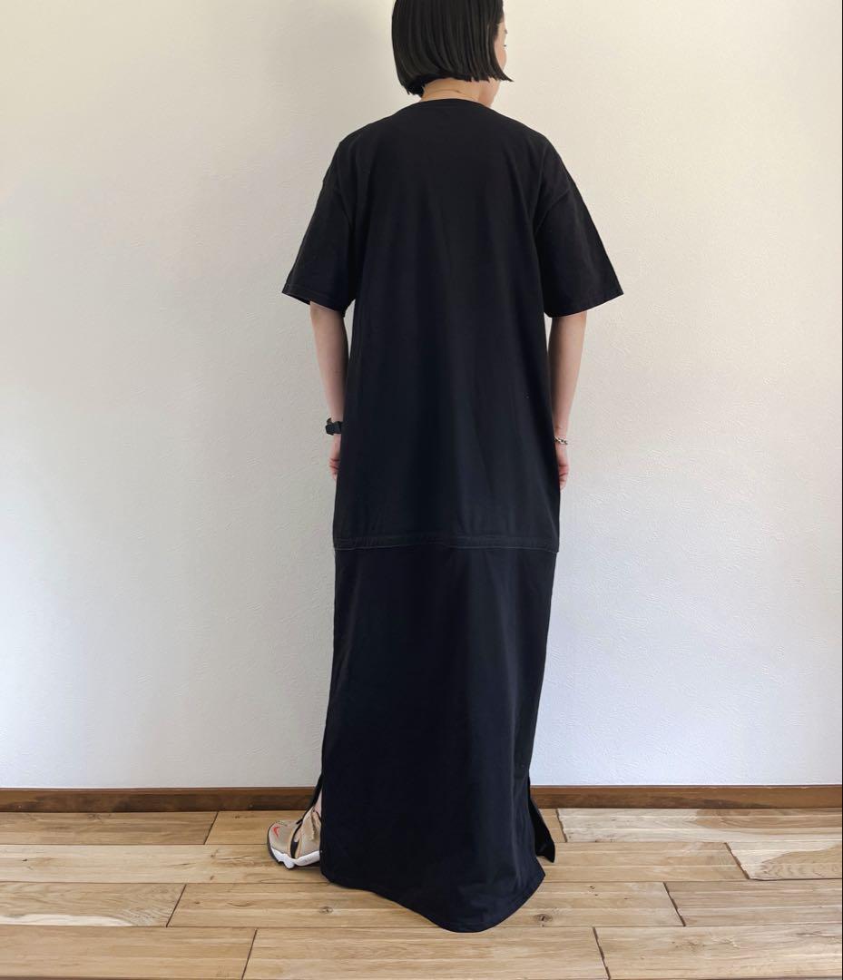 ワンピース 90s adidas vintage Tee MAXI OP