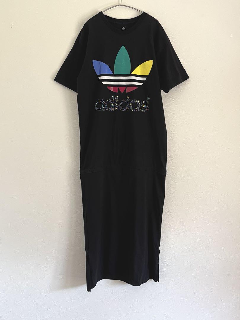 ワンピース 90s adidas vintage Tee MAXI OP