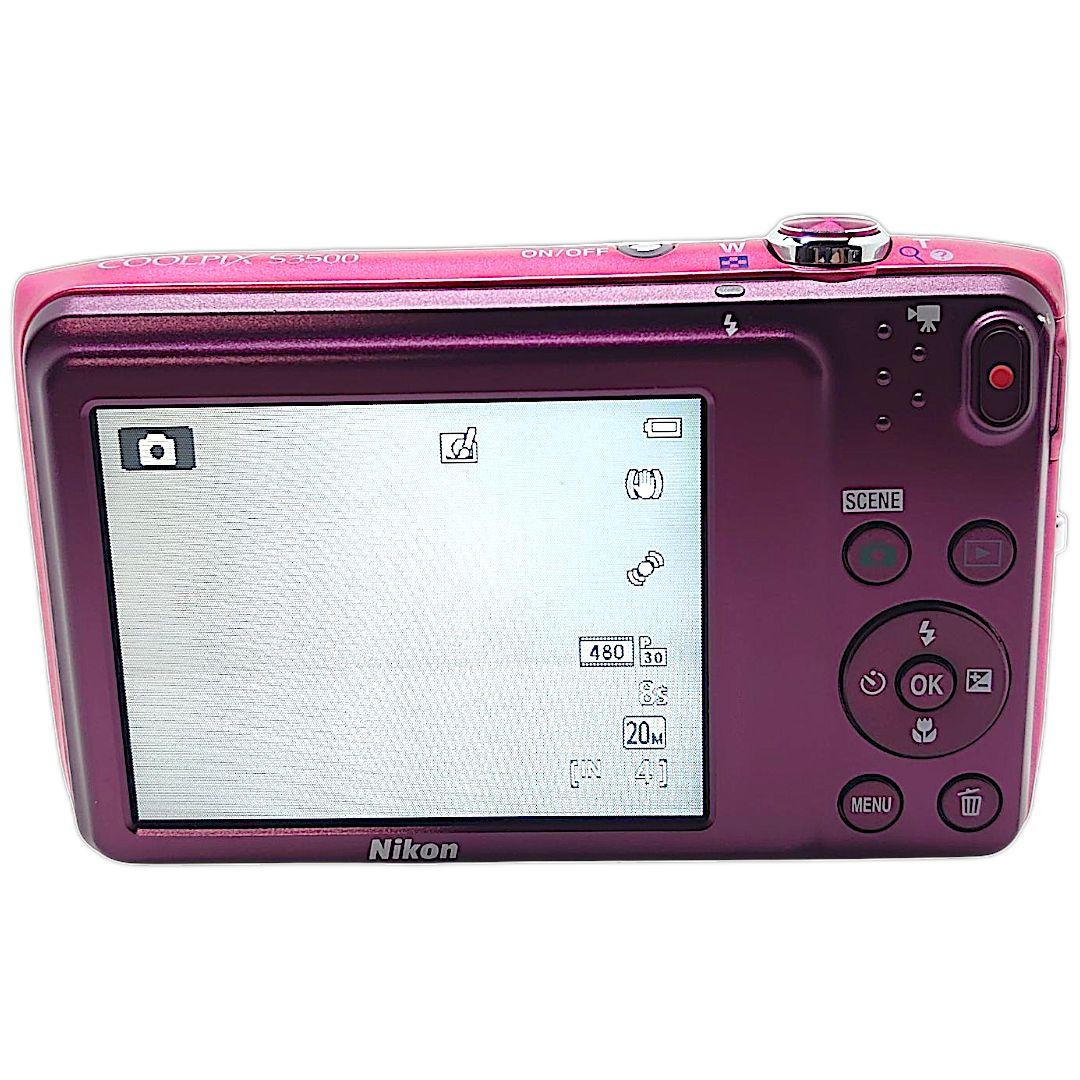 Nikon コンパクトデジタルカメラ COOLPIX S3500 ピンク