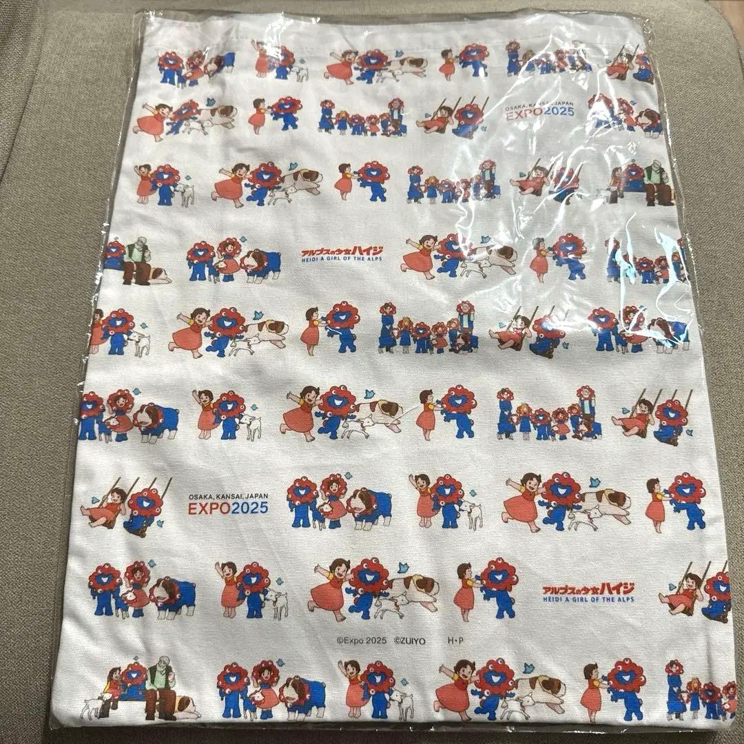 大阪万博　2025 アルプスの少女　 ハイジ　ミャクミャク　トートバッグ 関西万博 EXPO2025 ミャクミャク アルプスの少女ハイジ トート