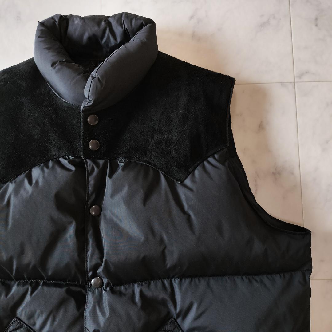 ロッキーマウンテンフェザーベッド 44 XL ダウンベスト スエード