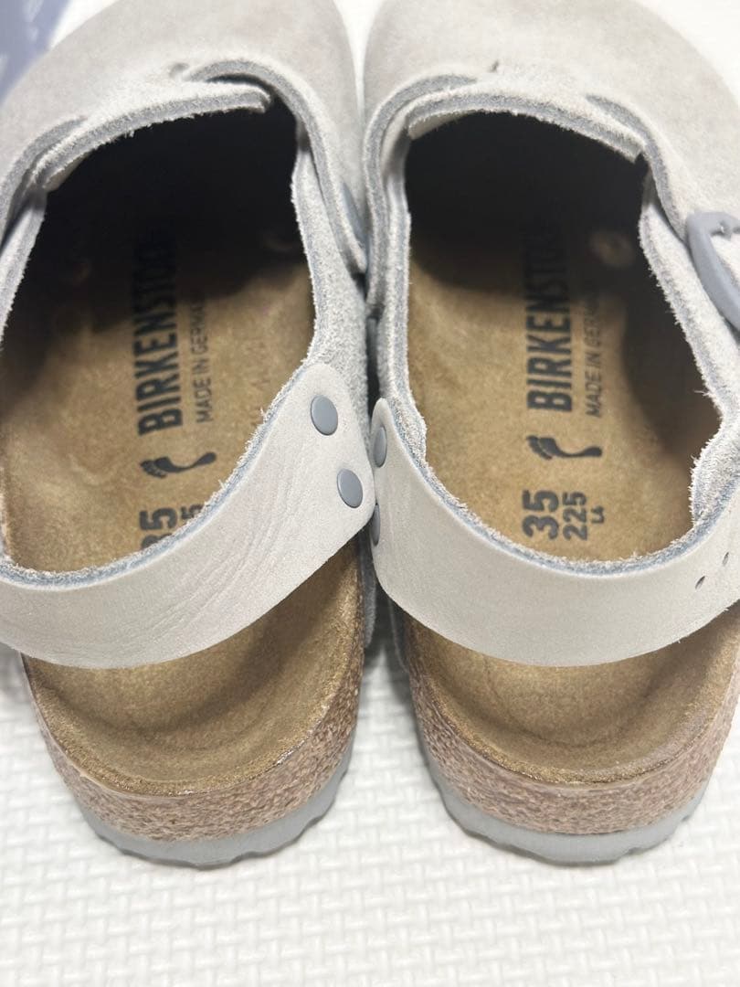 美品ビルケンシュトック 35サイズトキオ スエードバックストラップナロー