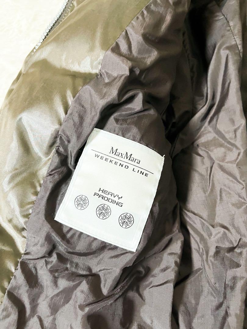 MAX MARA マックスマーラ ロングダウンコート 36 カーキ
