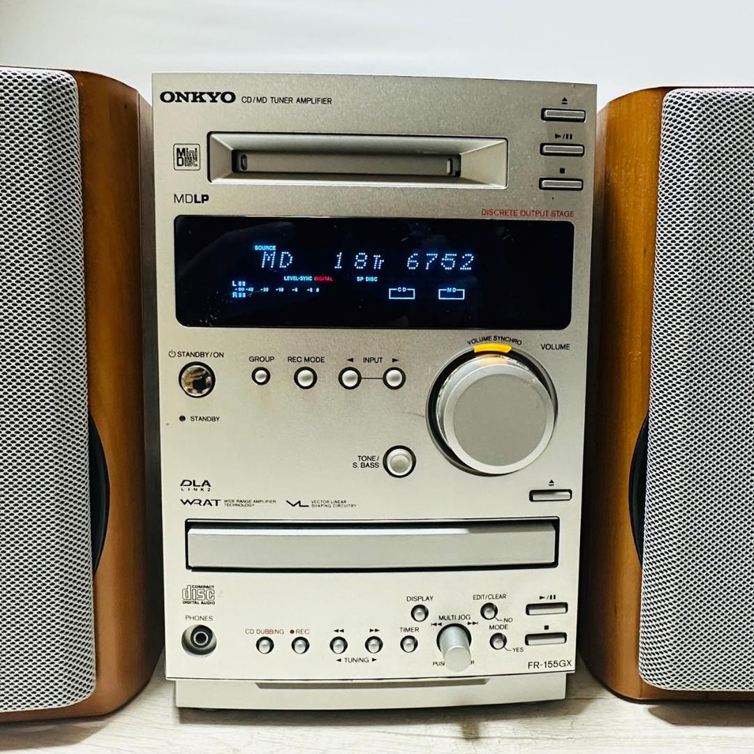 ONKYO FR-155GX CD/MD 再生録音OK