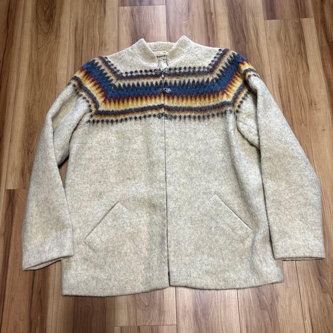 ノルウェー製 ノルディックジャケット ヴィンテージ 60s 70s ウールL