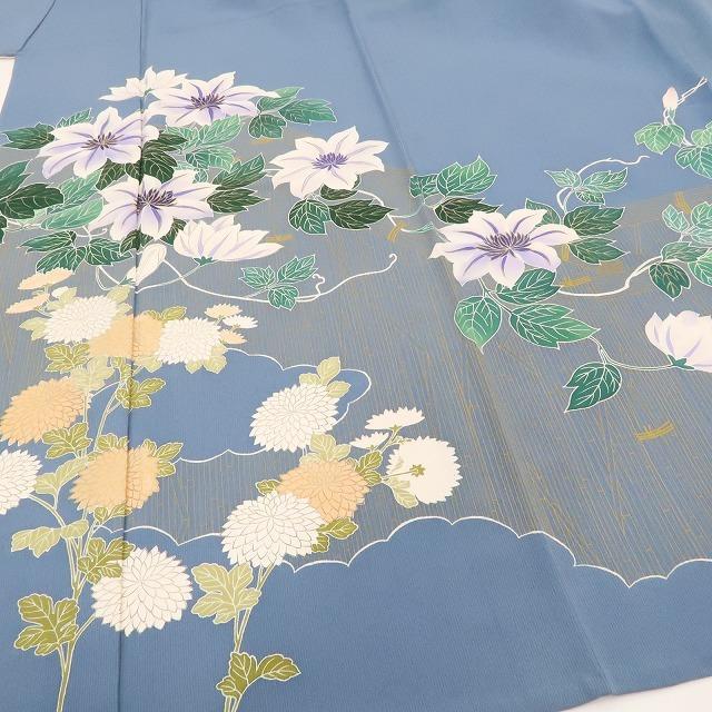 単衣 薄物 千總謹製 落款 着物 正絹 \"季節を物語る花笑み”色留袖 3306