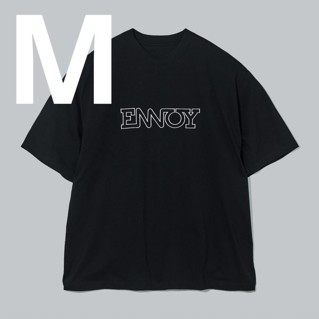 ELECTRIC LOGO EMB T-SHIRT(BLACK✖︎white)