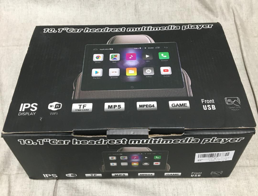 ピ*ಣ様 未使用に近いULOPOP新型10.1インチヘッドレストモニターMP5