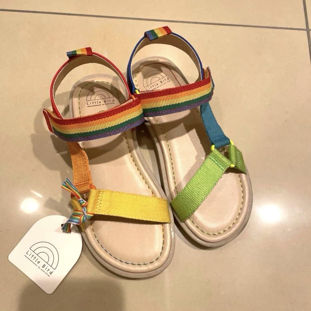 新品♡レインボーサンダル♡17.5cm 新品♡レインボーサンダル♡17.5cm