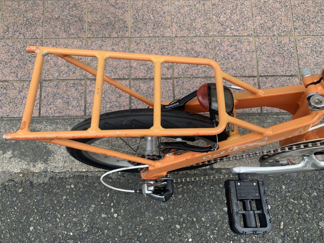PEUGEOT 折りたたみ自転車 オレンジ