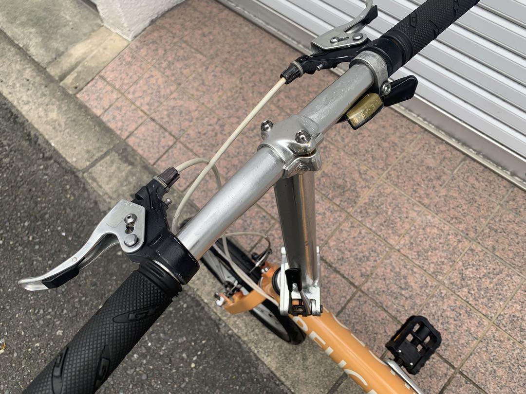 PEUGEOT 折りたたみ自転車 オレンジ