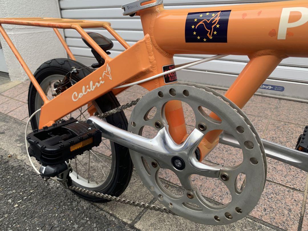 PEUGEOT 折りたたみ自転車 オレンジ
