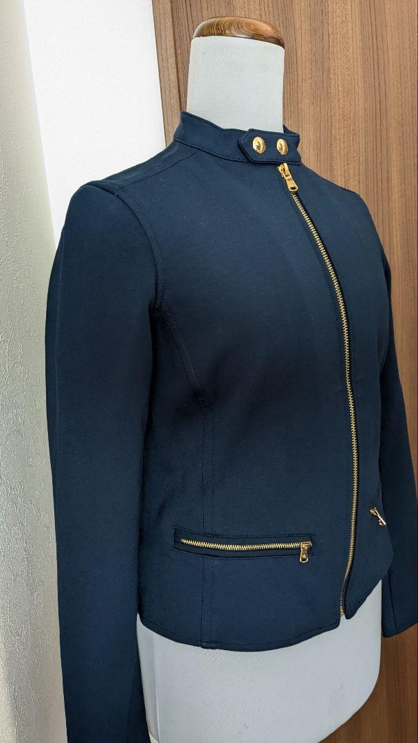 【美品・高級】LAUREN RALPH LAUREN バンドカラージャケット
